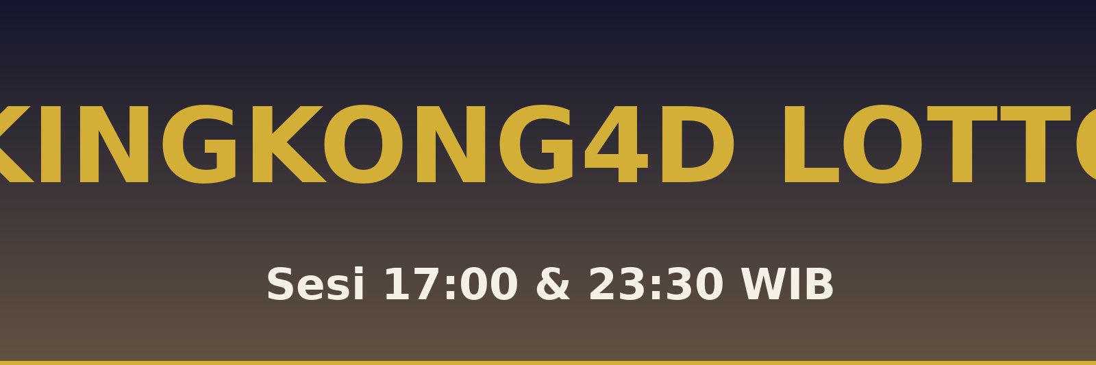 Kingkong4D Lotto Tigo Nagari